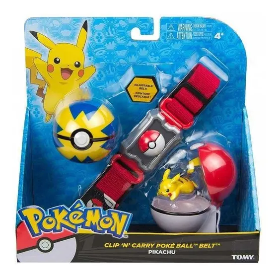 Pokemon Clip N Go A Poke Bola Cinturón De Pikachu