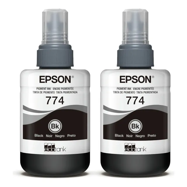 Kit De 2 Tintas Epson T774120-al Negro Para M100 M105 M200