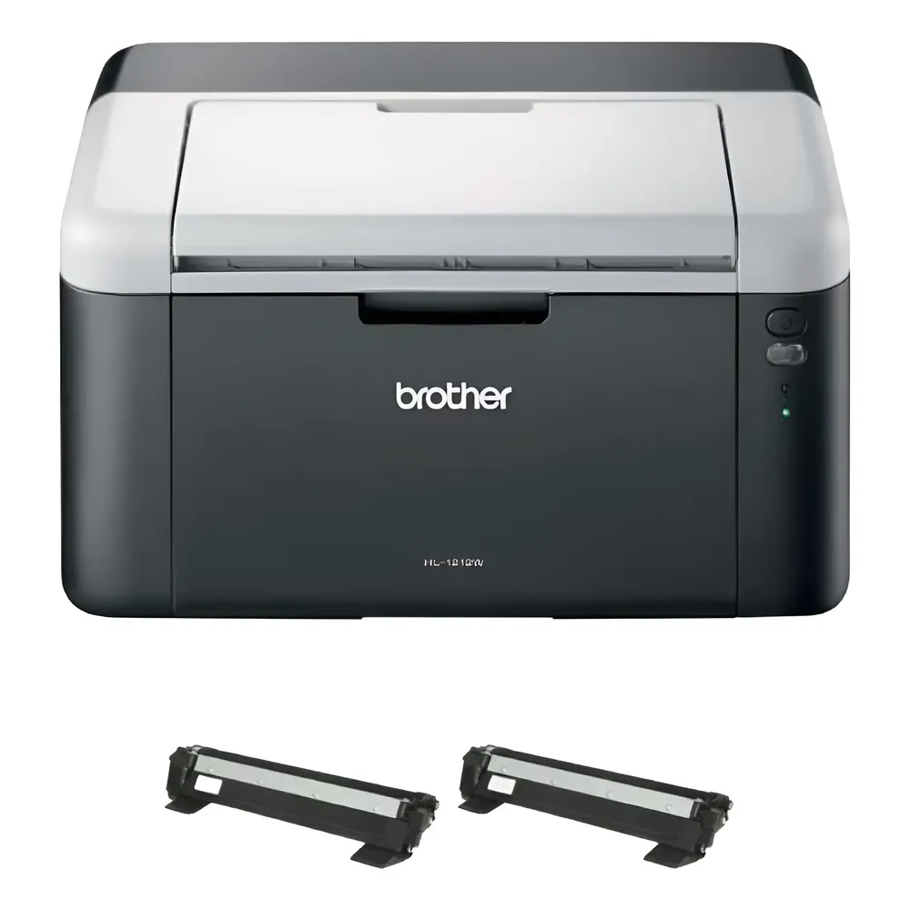 Impresora Laser Brother Hl-1212W + 2 Tóner Alt Extra Con Iva