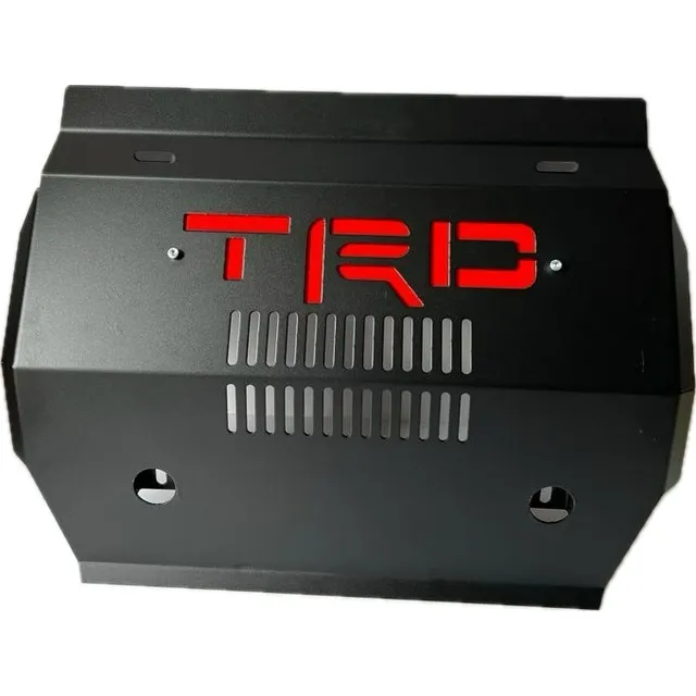 Protector De Motor Trd Vigo Hilux / Fortuner Negro Con Rojo