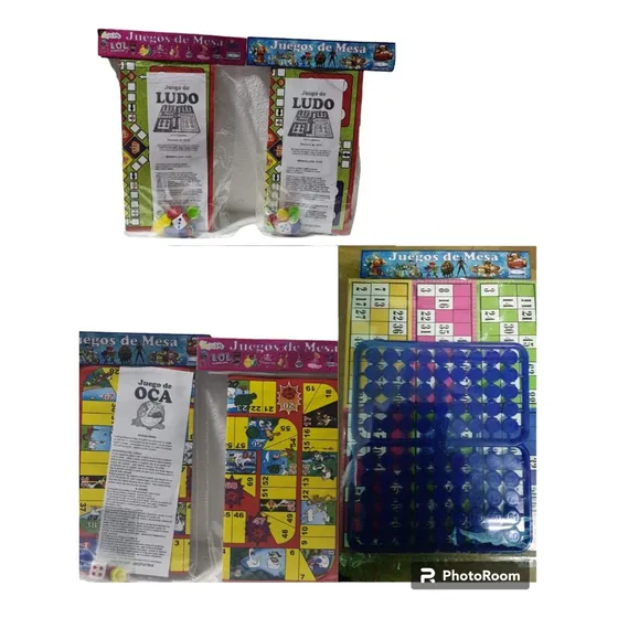 20 Lotería En Bolsa Juego De Mesa Souvenir Por Mayor X 20 U