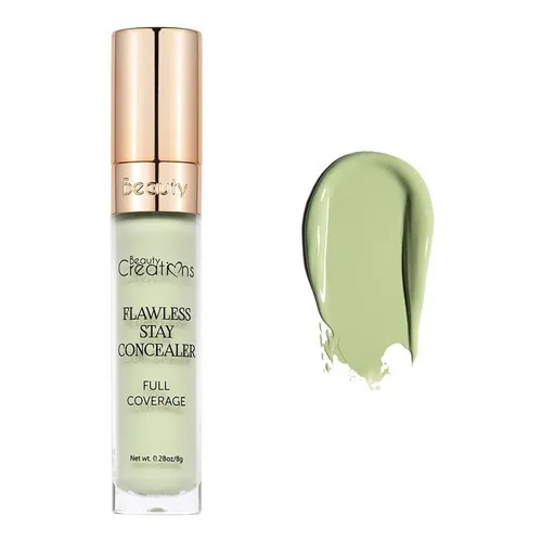 Tonos De Corrector Beauty Creations Flawless Alta Cobertura Tono Verde