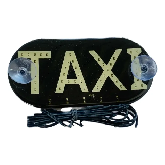 Letrero De Taxi Led Rojo