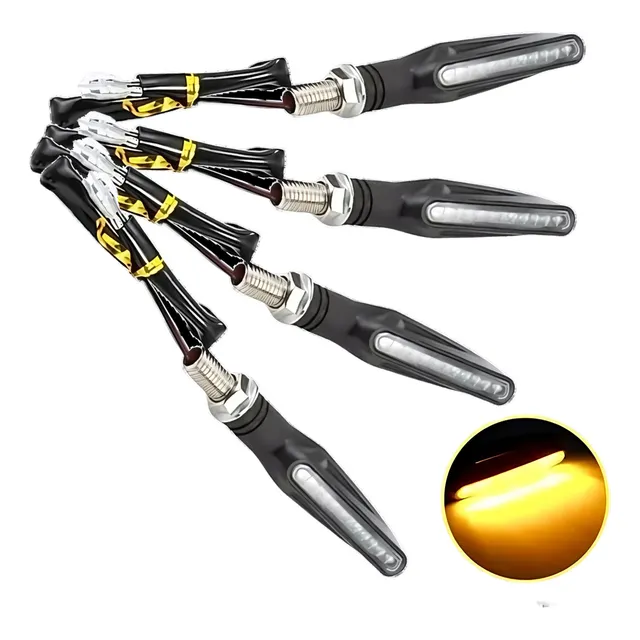 Direccionales Led Fija Moto Juego X 4 Unidades