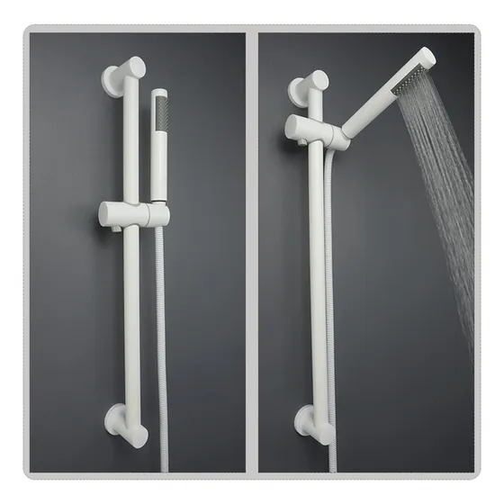 Tococo Barra Ducha Ajustable Elevacion Soporte Columna Baño