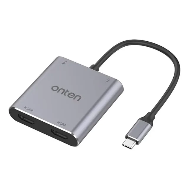 Convertidor Usb Tipo C A Dual Hdmi Hembra Tipo C | Onten