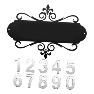 Letrero De Dirección De Metal, Placa De Número De Casa, Letrero De Dirección De Metal, Placa De Número De Casa,