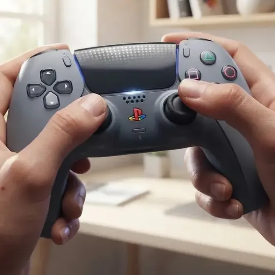 Controle Sem Fio Dualsense Edge Edição Limitada 30º Aniversário PS5 Cinza