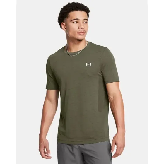 Remera Para Hombre Vanish Seamless Ss Verde Under Armour