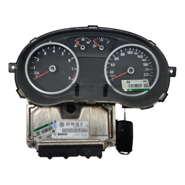 Kit Code Modulo Painel Chave Volkswagen Saveiro 1.6 
