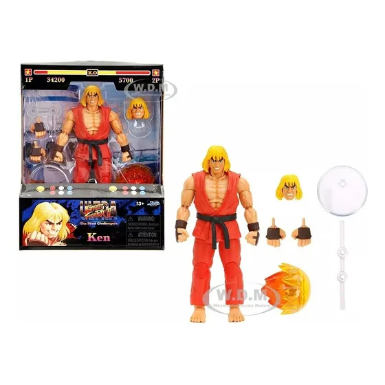 Jada:ultra Street Fighter Ii: Ken - 6 Pulgadas