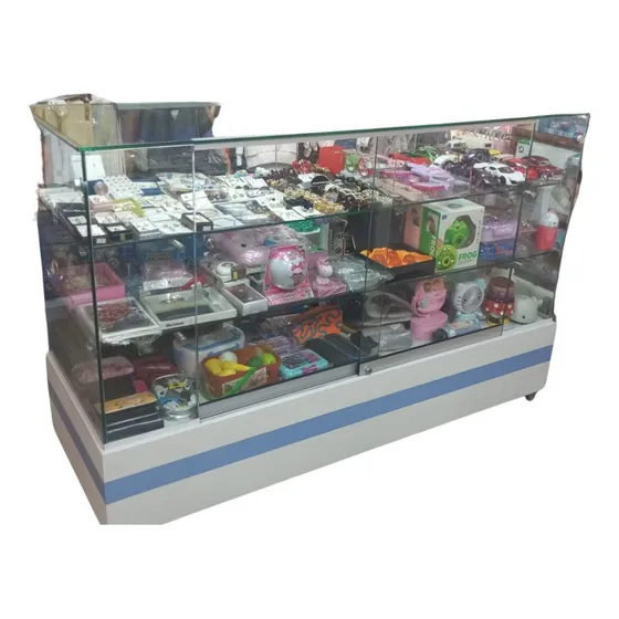 Vitrina Usada En Vidrio Y Formica