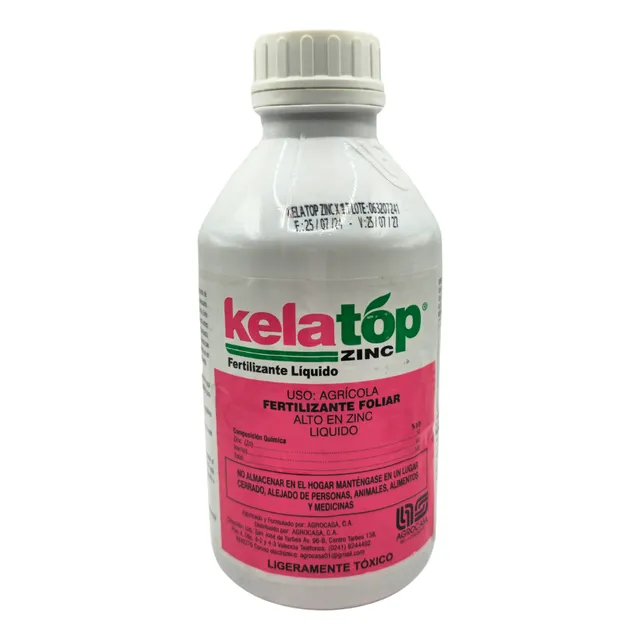 Kelatop Zinc 1 Litro Fertilizante Foliar Quelatado