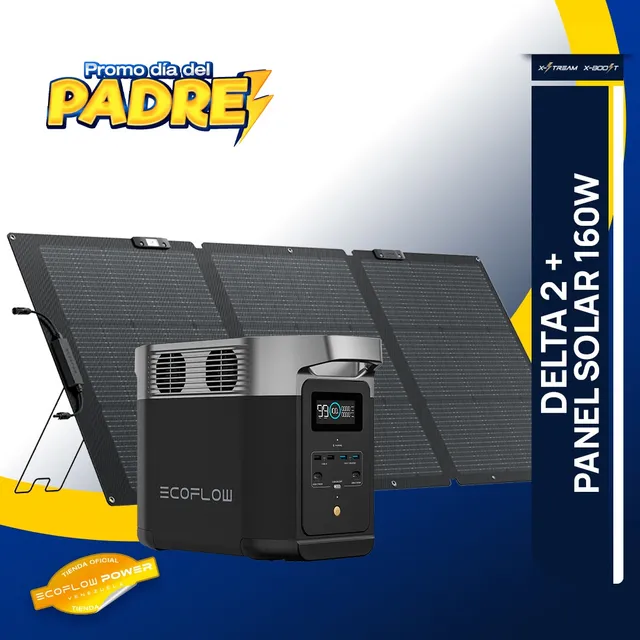 Ecoflow Delta 2 + Panel Solar 160watts