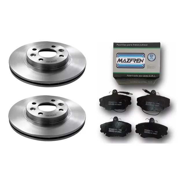 Kit Discos Y Pastillas De Freno Para Renault Megane 1 Todos