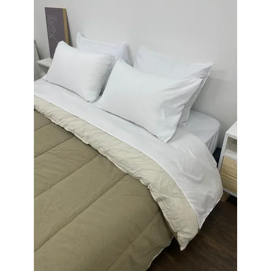 Acolchado Tusor 100 % Algodón King Size Premium
