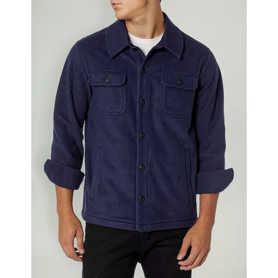Chaqueta Polar De Manga Larga Para Hombre Talla M