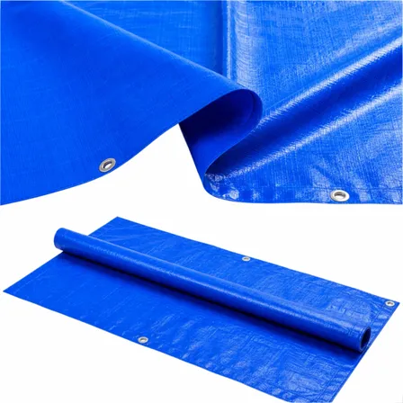 Lona Plástica Azul 300 Micras Impermeável 18x6 Multiuso 6x18