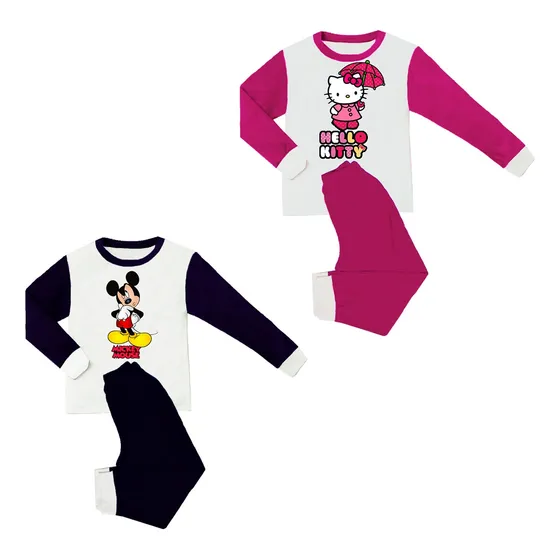Pijama Niños Niñas Microdurazno Otoño/invierno 2025
