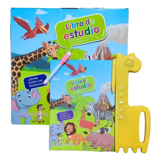 Libro Didactico Bilingüe Para Niños Con Sonido Estimulacion