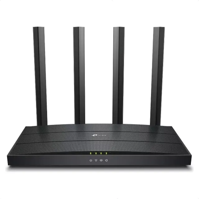 Router Gigabit de doble banda TP-Link Archer Ax12 Wi-Fi 6 Ax1500, color negro
