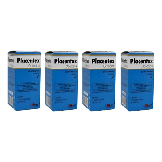 Kit 4 Unidades Placentex Injetável 100ml - Agener União