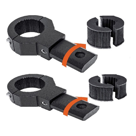 Bases Para Tubo 1-1.25 Ajustables Y Girables Para Faros Led Bases Para Tubo 1-1.25 Ajustables Y Girables Para Faros Led