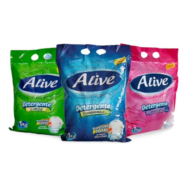 Jabon - Detergente Alive 1 Kg X 12 Paquetes