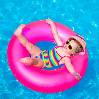 Boia Inflável Neon Redonda Piscina Crianças E Adultos 91 Cm Boia Inflável Neon Redonda Piscina Crianças E Adultos 91 Cm