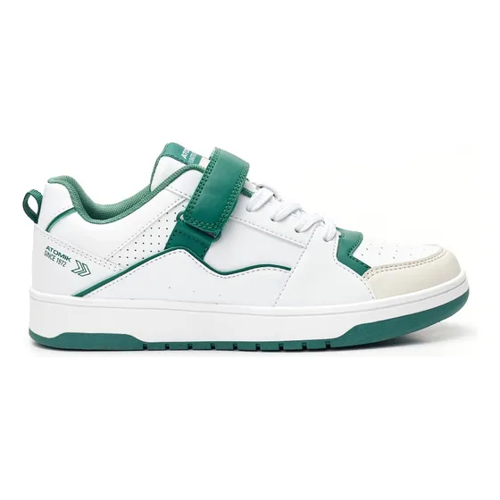 Zapatilla Casual Blanca Y Verde Stance Mujer Atomik