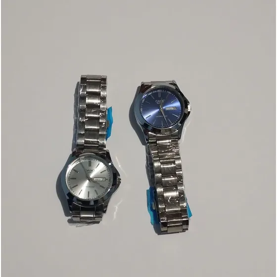Reloj Casio Mtp-1183e Hombre Acero Desplegable