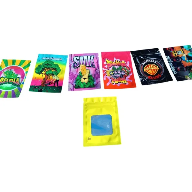 Bolsas Herméticas Ziploc Cannabis, Precio Por 6 Surtidas. Azul Claro