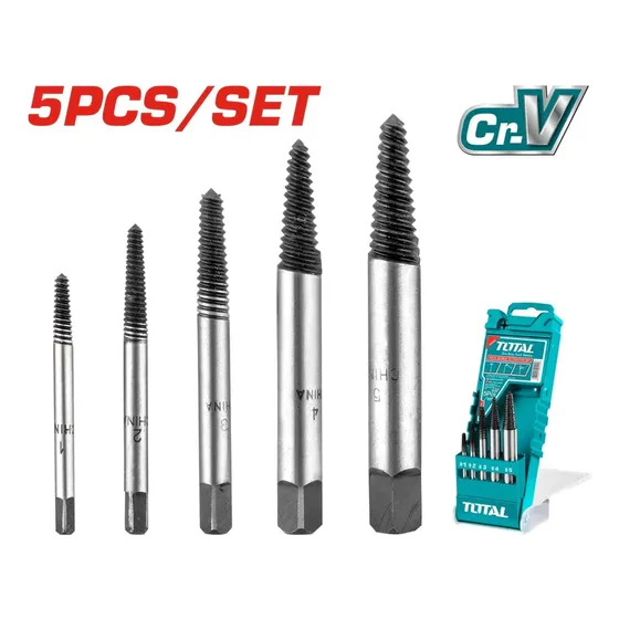 Set Extractor De Tornillo 5pcs Total