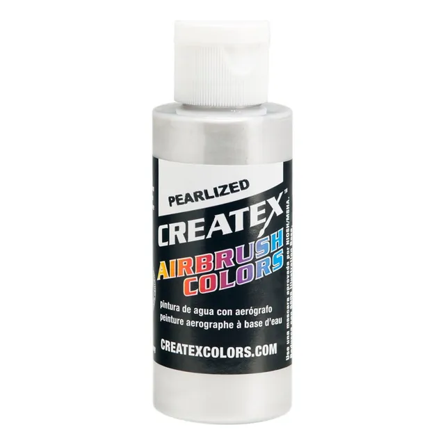 Createx Aerografo Color Perla Plata 4 Oz