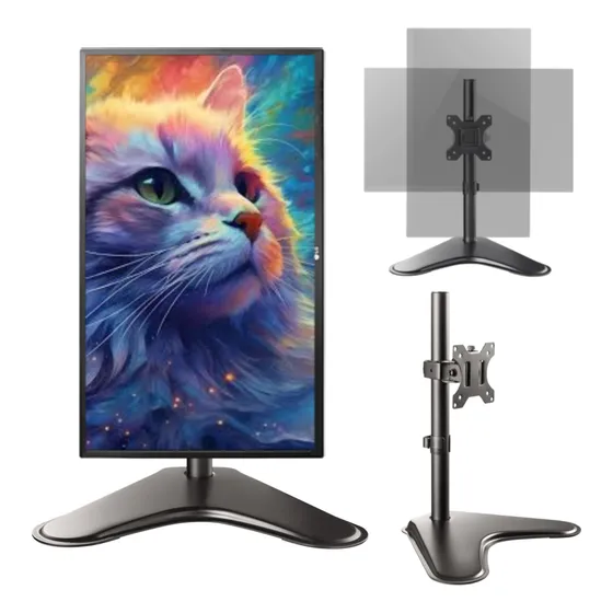 Soporte De Mesa Escritorio Para Tv/monitor Vertical 13 A 27