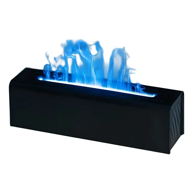 Humidificador De Vapor Diseño De Chimenea Y Difusor Fuego