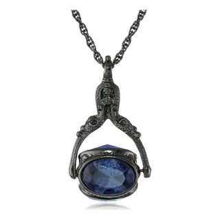 1928 Joyería Collar Con Colgante Giratorio Giratorio De 3 La 1928 Joyería Collar Con Colgante Giratorio Giratorio De 3 La