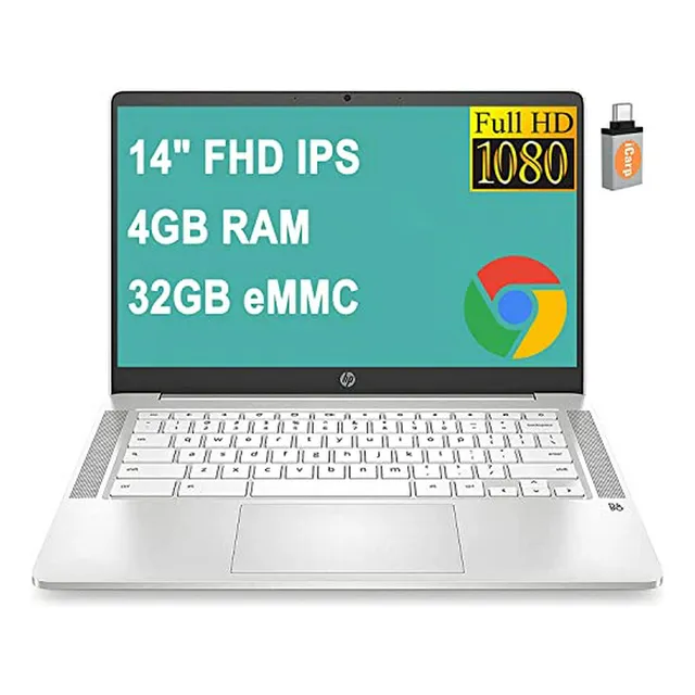 Portátil Hp 14 Chromebook 14  Fhd Intel Celeron 4gb Ram 32gb