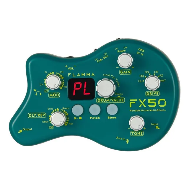 Pedal De Guitarra Flmama Fx50 Pedal De Múltiples Efectos Min