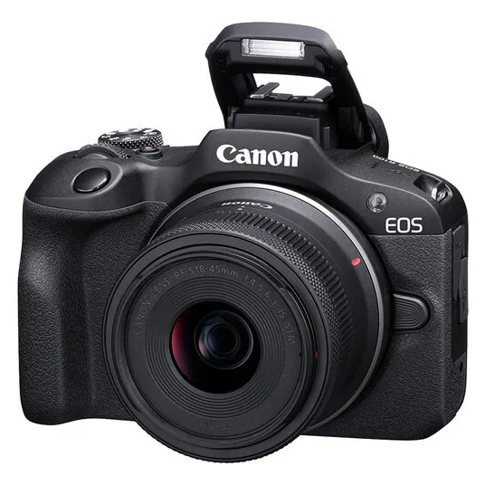 Cámara Digital Canon Mirrorless Eos R100 18-45mm - Color Negro