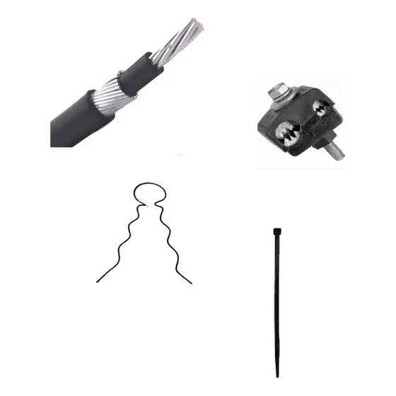 Kit Bajada Luz Monofasica (cable Concentrico 6mm Aluminio) Negro