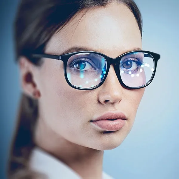 Cristales Vision Sencilla Formulado Blue Block Antireflejo