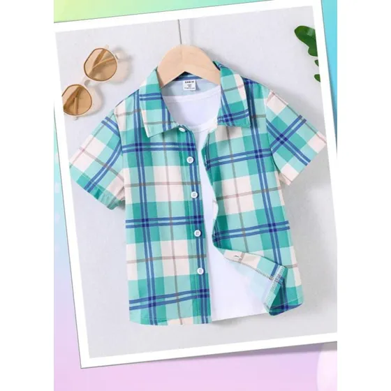 Camisa Shein  Cuadros Talla 7 