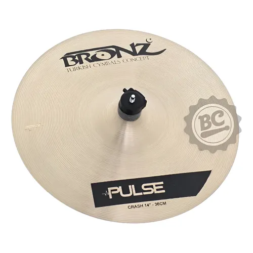 Chimbal Bronz Cymbals Pulse Traditional Hihat 13 Em Bronze