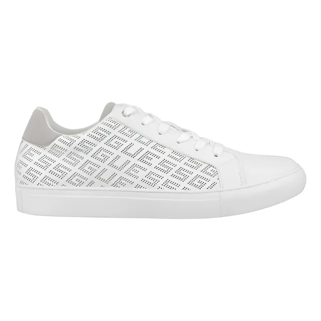 Tenis Guess Gm Bariot H-n White 25-30 Hombre
