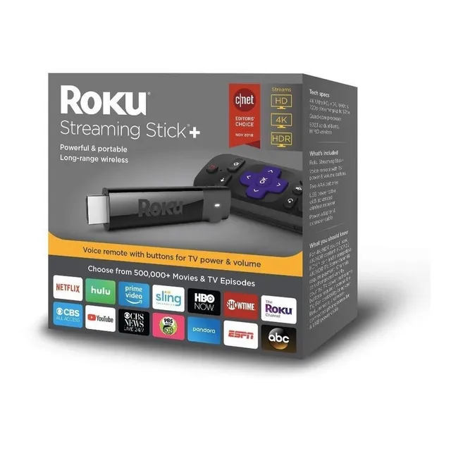 Roku Streaming Stick Plus Youtube Netflix Claro Envio Gratis