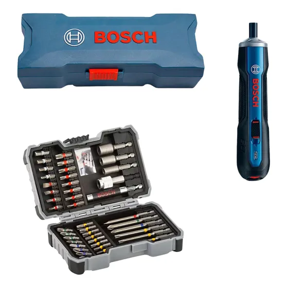Combo Parafusadeira Go 3,6v + Kit De Pontas E Soquetes Bosch