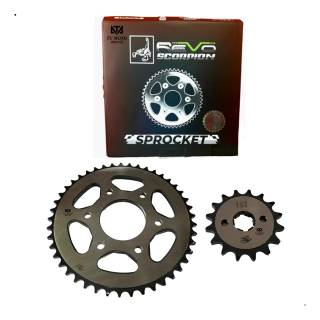 Plato Piñon Racing Pulsar Ns 200 / Fi Revo Scorpion 428