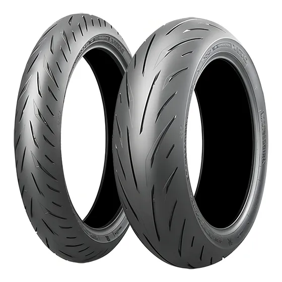 Llanta Delantera Para Moto Bridgestone Battlax Hypersport S22 Sin Cámara De 120/70 Zr17 W 58 X 1 Unidad