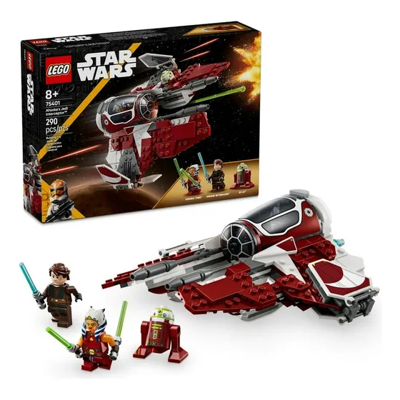 Lego Star Wars - Ahsoka S Jedi Interceptor - 290 Pcs - 75401